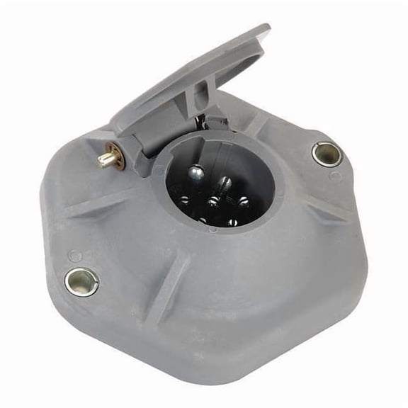 Velvac Socket without Circuit Breakers,7-Way 055040