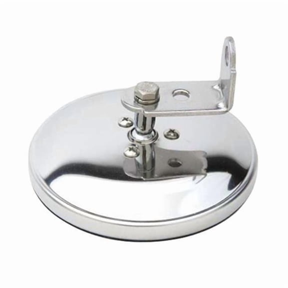 708520 New Velvac 5" SS Stainless Steel Convex Blind Spot Mirror w/Center Mount