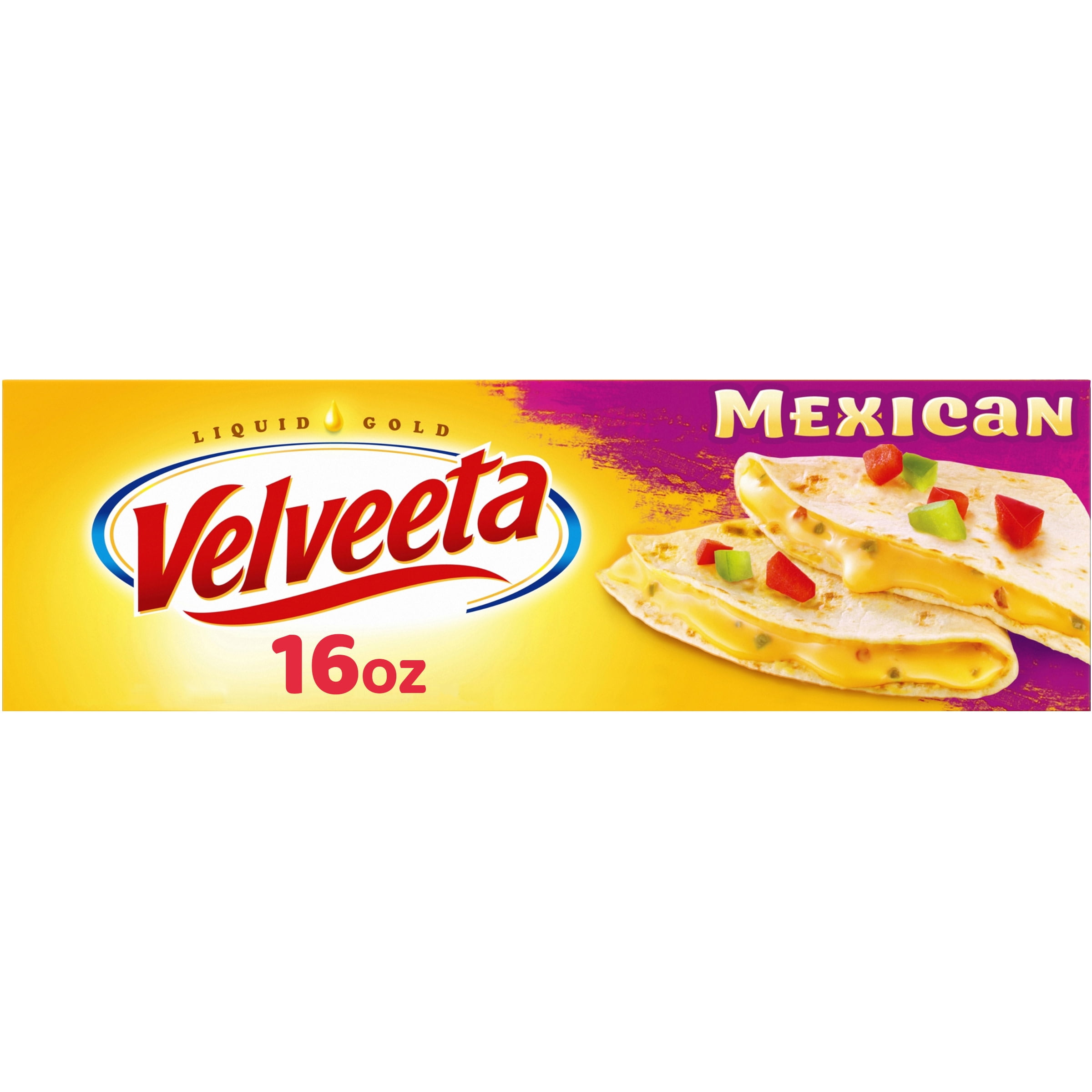 Velveeta Mexican Cheese with Jalapeno Peppers, 16 Oz