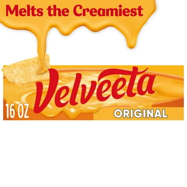 Velveeta Original Melting Cheese Dip & Sauce, 16 Oz Block