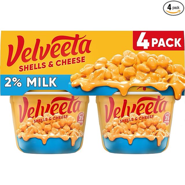 Velveeta Shells & Cheese Microwavable Macaroni and Cheese Cups with 2
