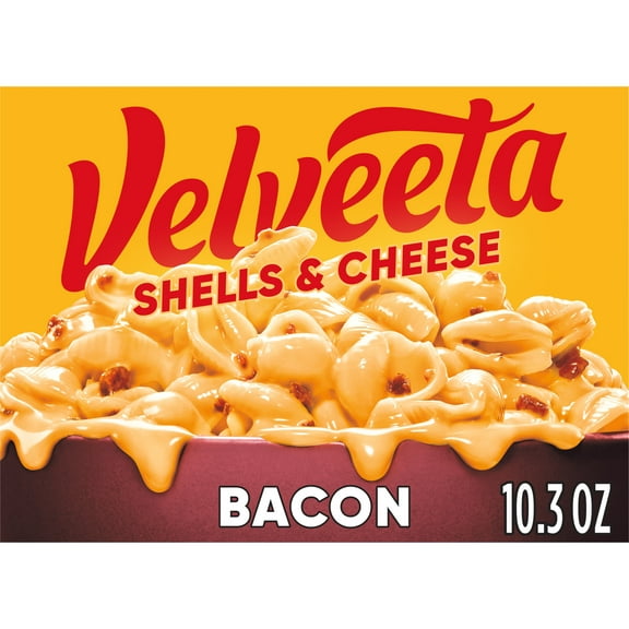 Velveeta Shells and Cheese Bacon Macaroni and Cheese Dinner, 10.3 oz Box