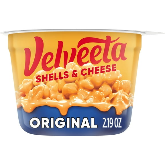 Velveeta Shells and Cheese Macaroni and Cheese Cups Easy Microwavable Dinner, 2.39 oz Cup