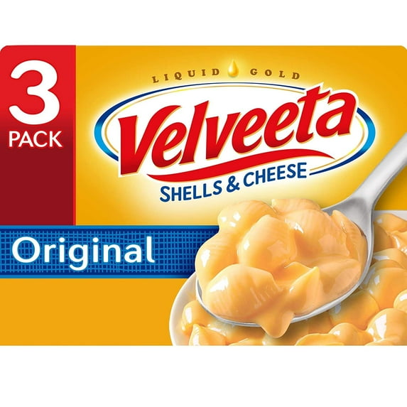 Velveeta Shells and Cheese Original 3-Count Pack (Pack of 32)