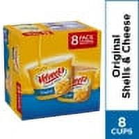 Velveeta Shells and Cheese Original Macaroni and Cheese Cups Easy Microwaveable Dinner, 8 ct Pack, 2.39 oz Cups