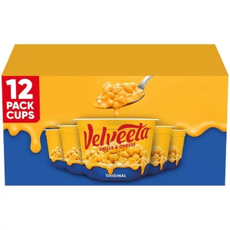 Velveeta Shells and Cheese Original Microwavable Sauce Cups 12 Ct.