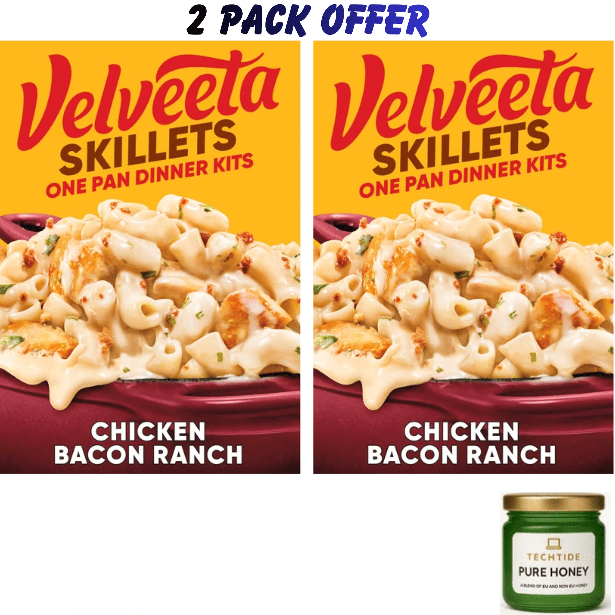 Velveeta Skillets Chicken Pasta Dinner Kit with Bacon & Ranch, 11.5 oz