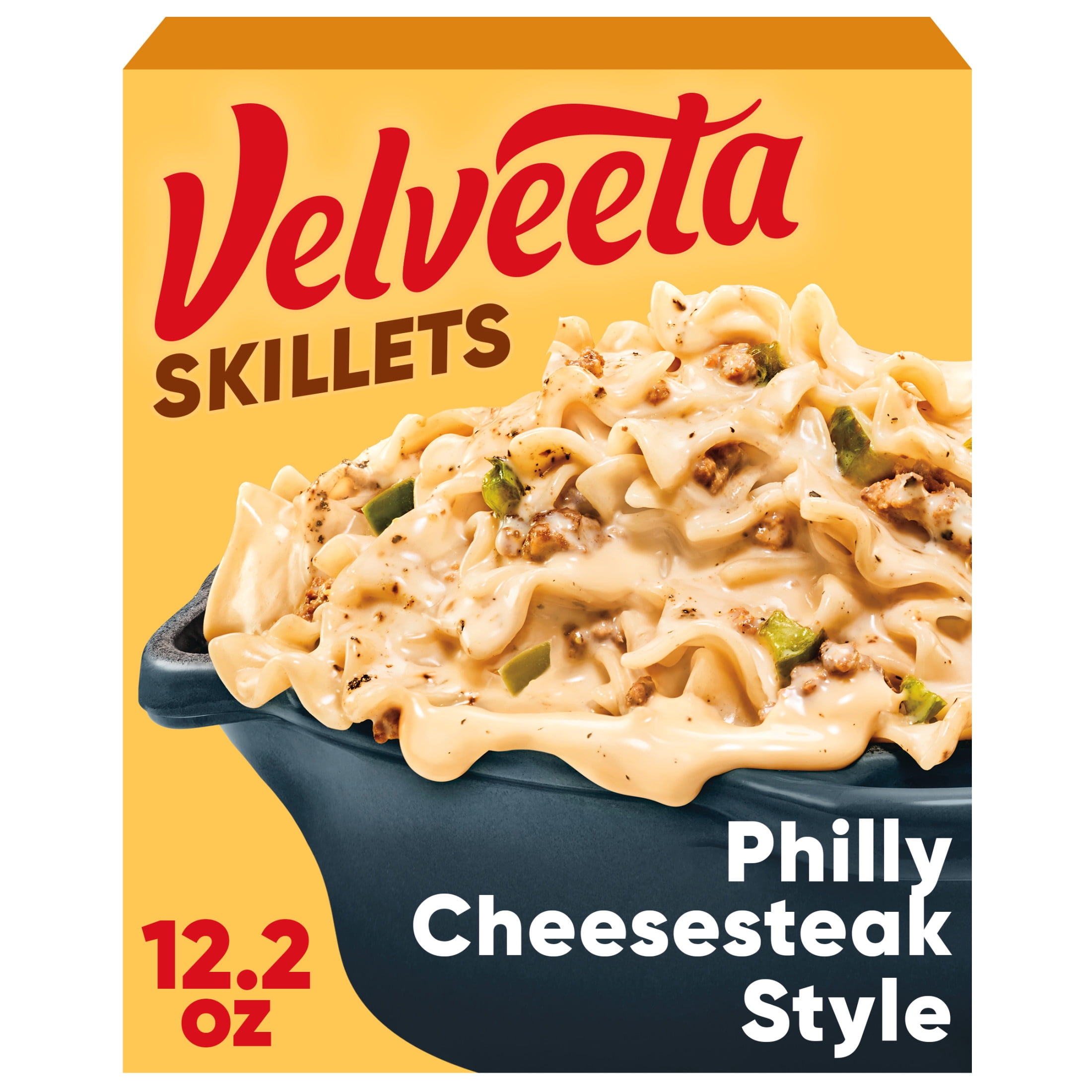 Velveeta Skillets Philly Cheesesteak Style One Pan Dinner Kit, 12.2 oz Box