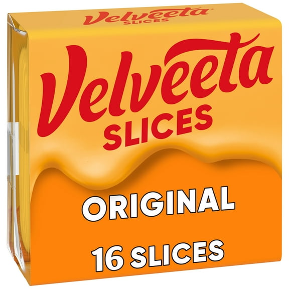 Velveeta Slices Original Cheese, 16 ct Pack