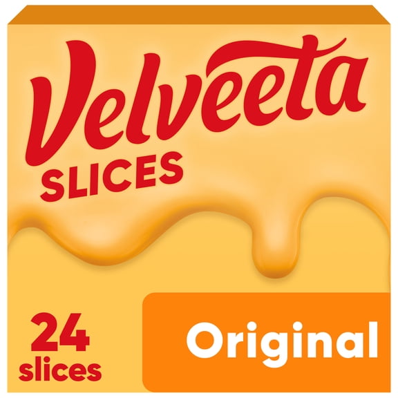 Velveeta Slices Original Cheese, 24 Count Pack