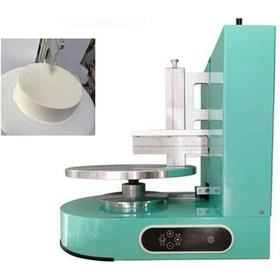 SHANNA Baking Birthday Cake Tools 4-12 Inch Round Cake Cream Spreading Coating Filling Machine Cake Bread Cream Decoration Spreader Smoothing Machine, Green