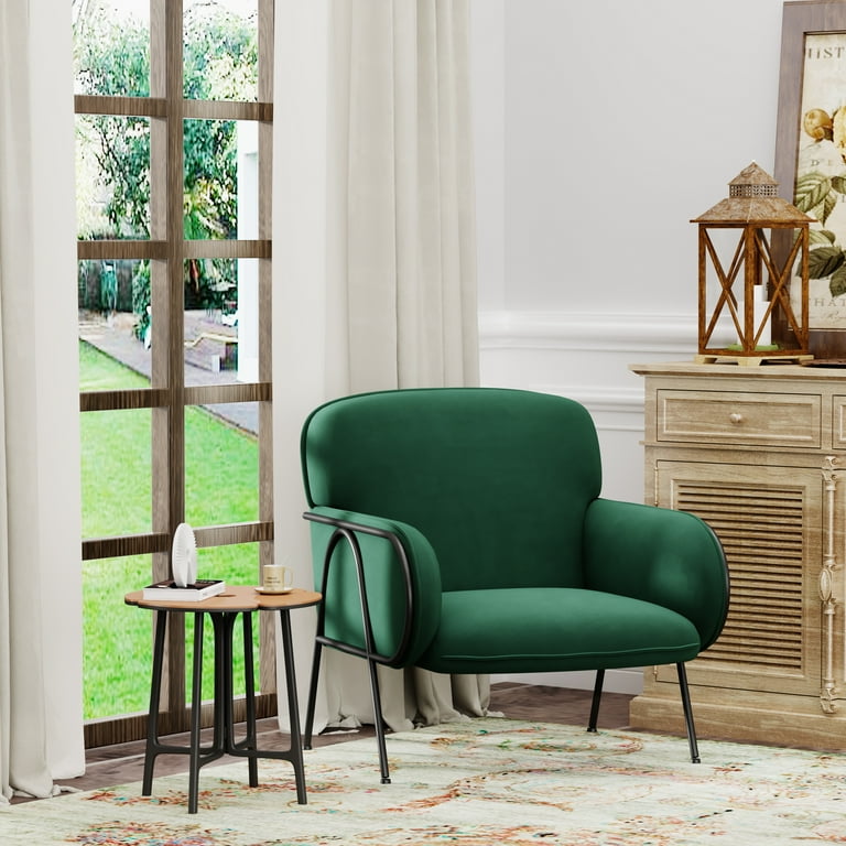 Lounge Chair Made Green Velvet Chair Shop Now Loopback Lounge