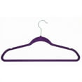 thumbnail image 1 of Velvet Anti-Slip Hangers - Purple, 1 of 1