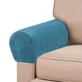 thumbnail image 1 of Velvet Armrest Covers, Stretch Couch Arm Cover Anti-Slip Armchair Slipcover for Recliner Sofa Washable, 1 of 7