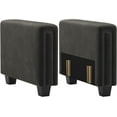 thumbnail image 1 of Velvet Armrest Module for Modular Sectional Sofa Couch Side Armrest for Sectional Modular Couch Grey, 1 of 7