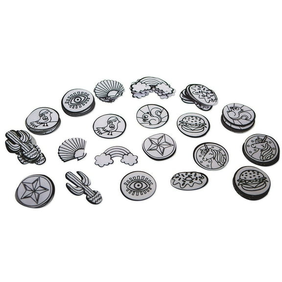 Velvet Art Iron-On Patches to Color (Pack of 100)