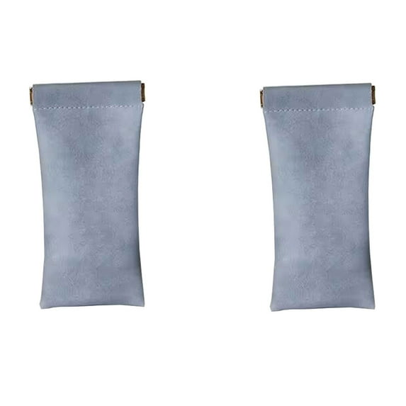 Velvet Automatic Closure Eyeglasses Case - Portable Sunglasses Storage Bag, Soft Pressure-Resistant Eyeglass Pouch, Protective Velvet Case for Sunglasses & Reading Glasses