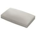 thumbnail image 1 of Velvet Back Cushion for Modular Sofa Rectangle Throw Pillows Soft Back Cushion (Grey), 1 of 6