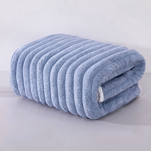 Velvet Bath Towel - 40x80cm Super Soft & Absorbent Beach Towel, Quick-Dry Plush Velvet Towel for Bath, Gym & Travel, Machine Washable, 1-Piece Set