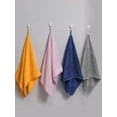 thumbnail image 1 of Velvet Bath Towels for Adults, Super Absorbent Quick Dry Hair Towel, Large Strip Patterned Beach Towel for Home, Travel, Swimming, Gym Use, Size 29.5 x 13.8 Inches, 1 of 6