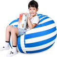 thumbnail image 1 of Velvet Bean Bag Chair Cover (No Beans) XX-Large Blue, 1 of 5