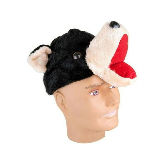 Velvet Black Bear Hat