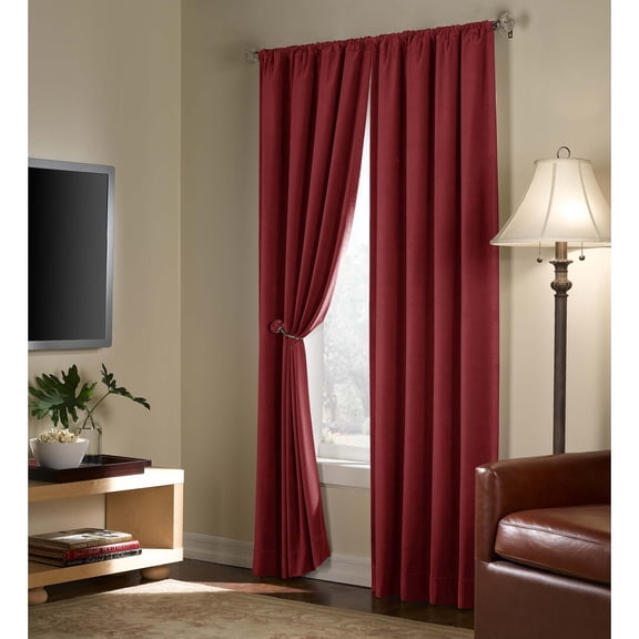 Velvet Blackout Energy Efficient Curtain Panel