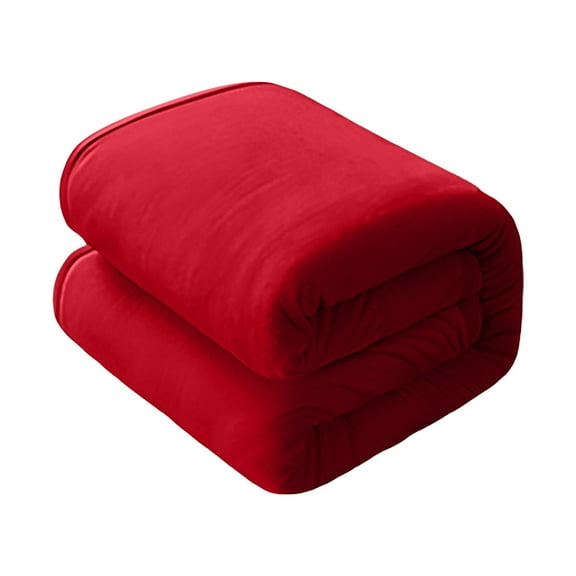 Velvet Blanket for Couch - Lightweight Plush Fuzzy Cozy Soft Blankets and Throws for Sofa