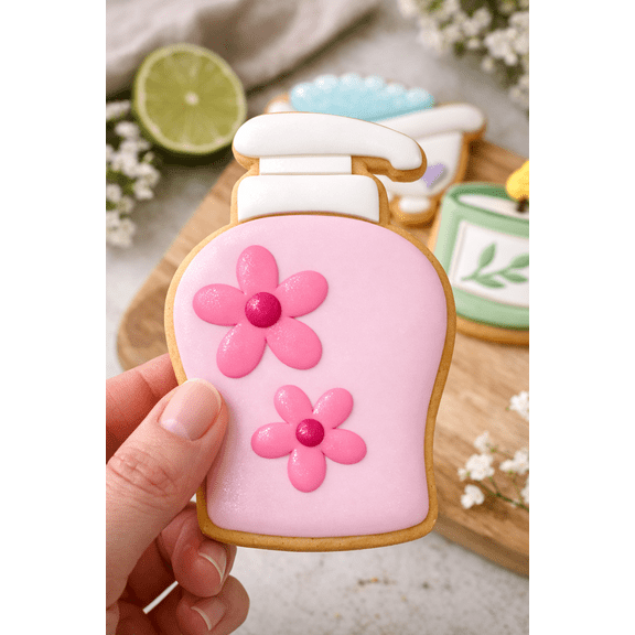 Velvet Bloom Lotion Cookie Cutter and Stamp