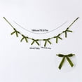 thumbnail image 1 of Velvet Bow Garland Valentine’s Day Decorations Romantic Ribbon Banner for Birthday Party Home Wall Tree Hanging Decor, 1 of 9