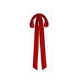 thumbnail image 1 of Velvet Bow with Long Streamers for Christmas Tree Staircase Railing Wreath Holiday Decor, 1 of 7