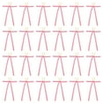 thumbnail image 1 of Velvet Bows, 24 Pcs Velvet Ornaments Ribbon Gift Bows Vintage Wreath Bow Pink (3/8" Width, 5x7 Inch), 1 of 6
