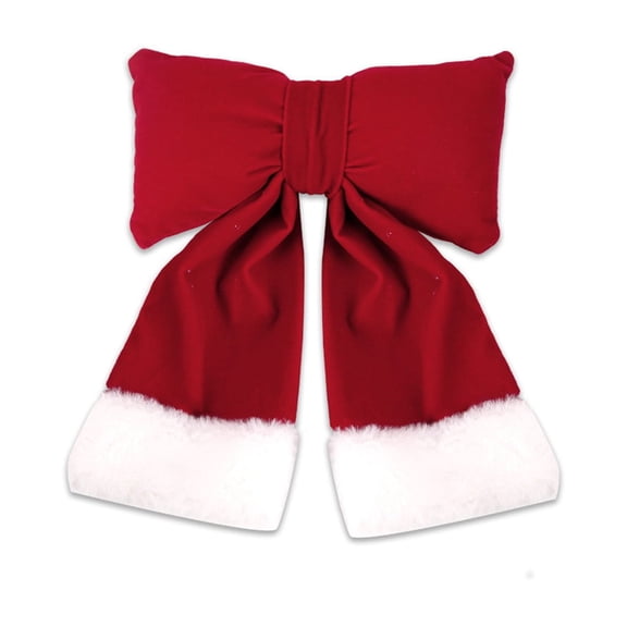 Velvet Bows, Christmas Bows for Tree & Wreaths, Twist Ties for Gift Wrapping