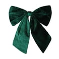 thumbnail image 1 of Bessbest Velvet Bows Christmas Ornaments Pre-Tied Hunter Green Velvet Ribbon for Christmas Tree, Gift Wrapping, Holiday Decor, 13 Inch, 1 of 4