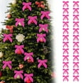 thumbnail image 1 of Velvet Bows For Christmas Tree,24PCS Hot Pink Small Velvet Christmas Bows for Christmas Tree, Twist Tie Bows for Xmas Tree, Wreath, Gift Wrapping, Candy Bags, Home Decor Party Decor, 1 of 9