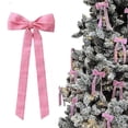 thumbnail image 1 of Velvet Bows Christmas Tree Ornaments Bows For Christmas Tree Garland Wreath Indoor Xmas Decorations, 1 of 6
