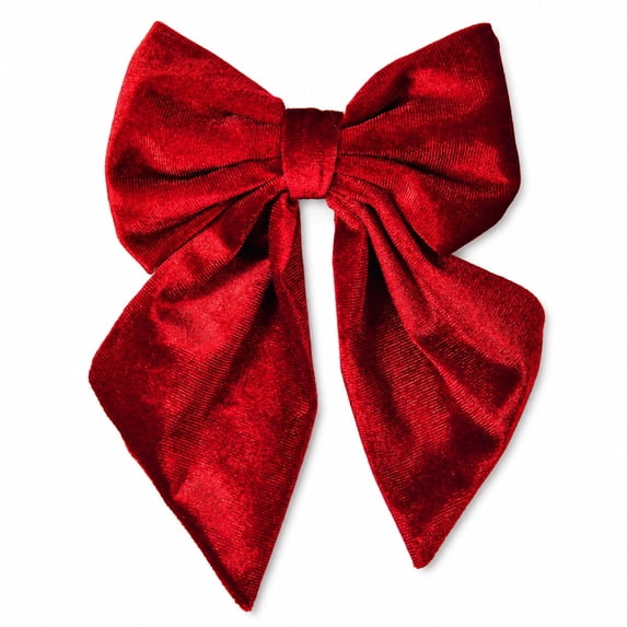 Velvet Bows Hair Clip Ribbon Accessories Bow for Women With Updo, Elegant Design Wedding Hair Accessory,Wine
