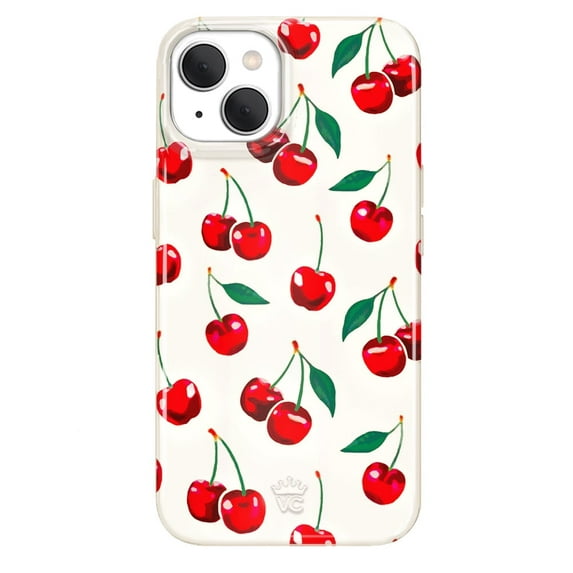 Velvet Caviar Back Cover Cell Phone Case for Apple iPhone 15 Plus, Mon Cheri Cherry