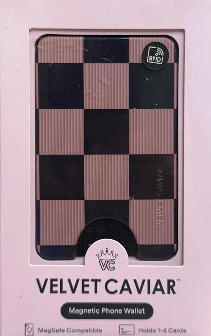 Magnetic MagSafe Wallet - Mocha Vibe Checker