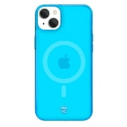 VELVET CAVIAR Neon Blue iPhone 15 Case - Compatible with MagSafe - Clear Protective Phone Cases