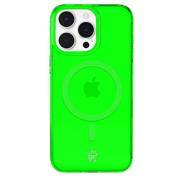 Velvet Caviar Neon Green iPhone 14 Pro Max Case - Compatible with MagSafe - Clear Protective Phone Cases