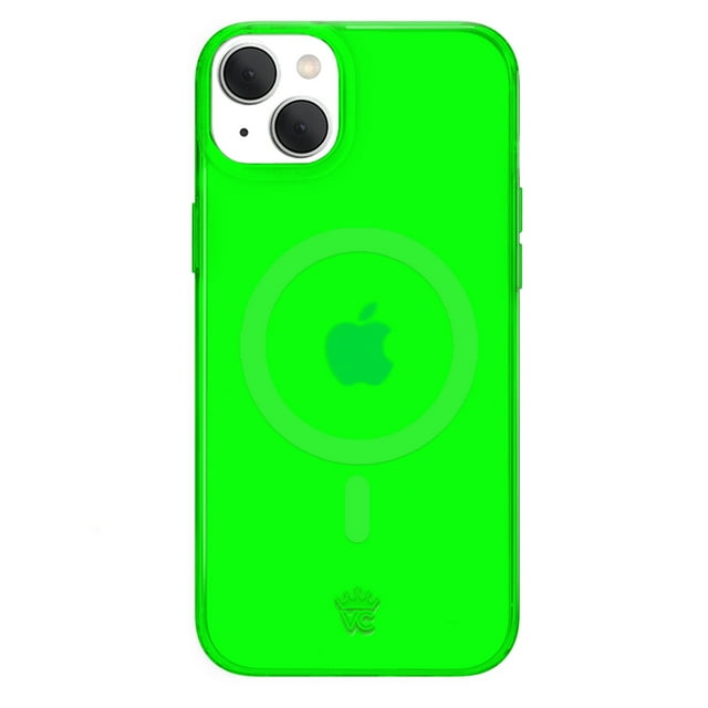 Velvet Caviar Neon Green iPhone 15 Plus Case - Compatible with MagSafe - Clear Protective Phone Cases