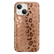 Velvet Caviar for iPhone 13 Mini Case Compatible with MagSafe - Cute Protective Phone Cases for Women - Bronze Chrome Leopard