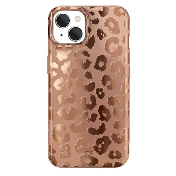 Velvet Caviar for iPhone 15 Plus Case Compatible with MagSafe - Cute Protective Phone Cases for Women - Bronze Chrome Leopard