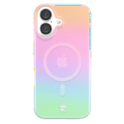 VELVET CAVIAR for iPhone 16 Case - Compatible with MagSafe - Cute Protective Phone Cases for Women - Iridescent White Opal