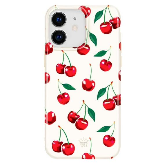 Velvet Caviar iPhone 12 Mini Case Cherry - MagSafe Compatible - Cute Protective Phone Cases for Women