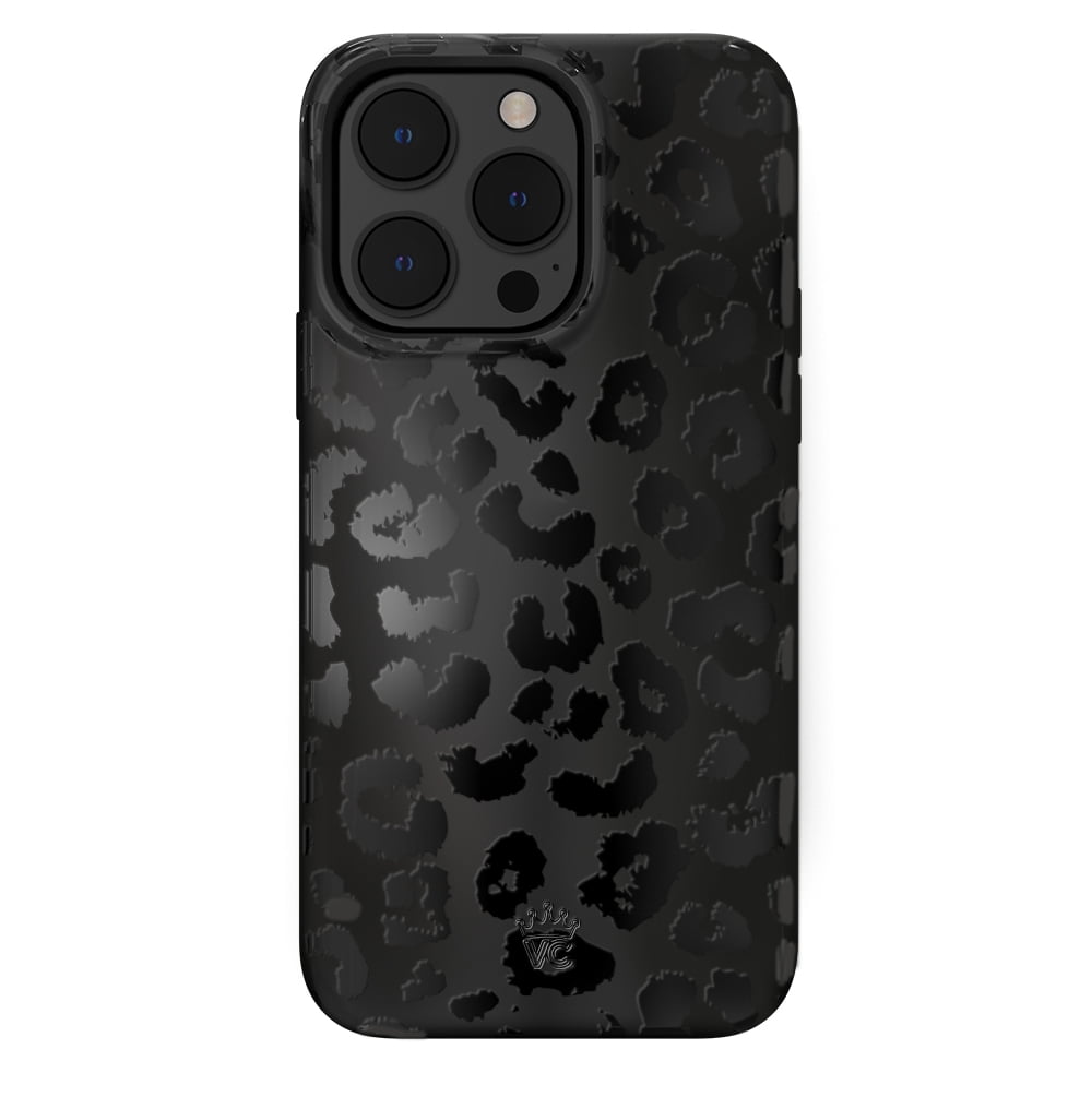 Velvet Caviar iPhone 14 Pro Case Leopard - MagSafe Compatible - Cute Protective Phone Cases for Women - Black Cheetah Print