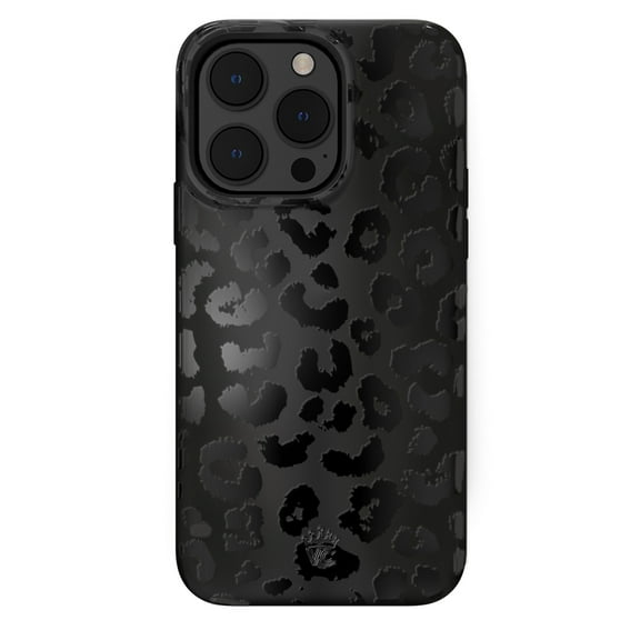 Velvet Caviar iPhone 14 Pro Case Leopard - MagSafe Compatible - Cute Protective Phone Cases for Women - Black Cheetah Print