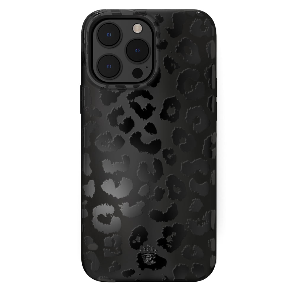 Velvet Caviar iPhone 14 Pro Max Case Leopard - MagSafe Compatible - Cute Protective Phone Cases for Women - Black Cheetah Print