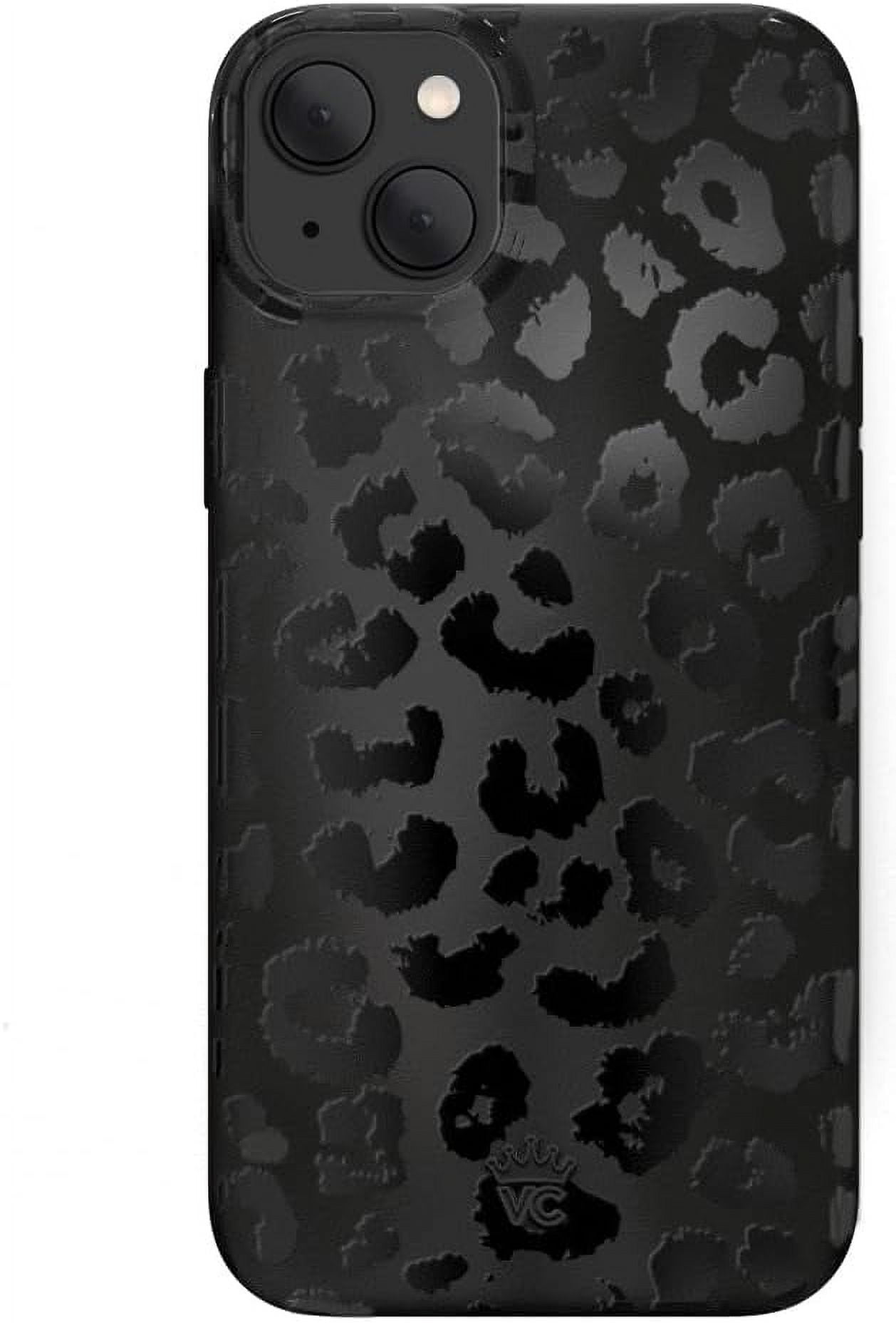 Velvet Caviar iPhone 15 Case Leopard - MagSafe Compatible - Cute Protective Phone Cases for Women - Black Cheetah Print